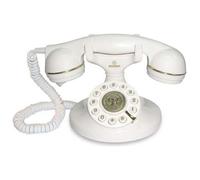 Brondi Vintage 10 Bianco Telefono Corded Design Retro'