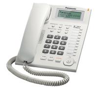 Panasonic Telefono fisso a filo Vivavoce Display LCD Installabile a muro Colore Bianco - KX-TS880EXW