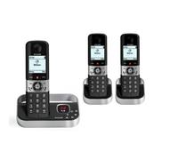 Telefono Alcatel F890 Trio DECT Wireless Vivavoce Blocco Chiamate Nero Grigio