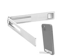 Telefono - Alluminio in acciaio 5,5 x 1 x 0,4 cm | Supporto pieghevole orizzontale verticale portatile | Mini Phone Holder per Smartphone Tablet Scrivania Viewing Use