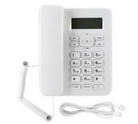 Telefono analogico con filo per casa e ufficio, sistema DTMF doppio, telefono con richiamata a un tasto con funzione flash, ID chiamante, qualità