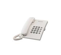 Telefono analogico Panasonic KX-TS500PDW 100 voci bianco