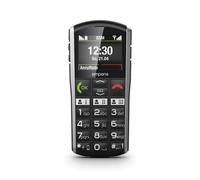 Telefono base Emporia Simplicity Nero Argento 2" Bluetooth IP54 batteria 1200 mAh