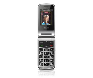 Telefono Beafon SL645plus LTE a conchiglia 4G fotocamera 3MP nero argento