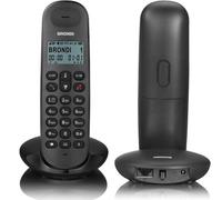 Brondi Lotus Bianco/Magenta Telefono Cordless Eco Dect Dect Gap Sveglia