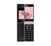 MP myPhone Tango 2 LTE telefono cellulare per anziani senza contratto, display da 3,5" e 2,4", a conchiglia, batteria 1700 mAh, 4G, dual SIM, con pulsante di chiamata di emergenza, fotocamera