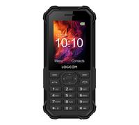 Telefono cellulare Logicom Black IP68 Dual SIM 4G 2100mAh resistente all'acqua e agli urti
