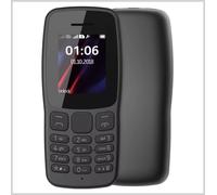 TELEFONO CELLULARE NOKIA 106 BLACK DUAL SIM VERS. 2018 NERO TA-1114 DS NERO
