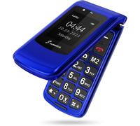 Telefono Cellulare per Anziani Flip Con Tasti Grandi, Contatti Con Immagini, SOS