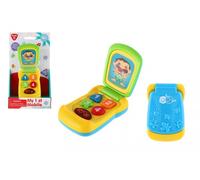 Telefono cellulare pieghevole per bambini con luce e suono 14 cm