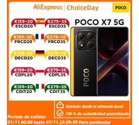 Telefono cellulare POCO X7 5G 8GB/256GB 12GB/512GB NFC versione globale con caricatore UE