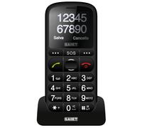 Telefono cellulare per anziani SAIET PRONTO MAX senior con tasti grandi e sos