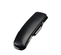 Telefono con cavo dal design elegante, memoria a 13 numeri e ricomposizione, ideale per piccoli spazi (nero)