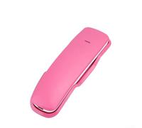 Telefono con cavo in memoria con suoneria acustica, opzioni di montaggio a parete e scrivania per una facile accessibilità (rosa)