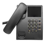 Telefono con cavo, telefono fisso base per anziani, telefono analogico per la casa con quadrante trattenuto, piccolo telefono da scrivania con cavo