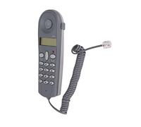 Telefono con Filo di Piccole Dimensioni, Telefono da Parete Montabile, Cancellazione del Rumore, Pulsante Grande, Ricomposizione del Numero, Linea Fissa a Parete per Camere Familiari 'hotel