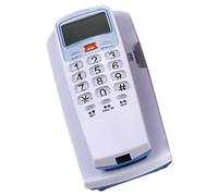 Telefono con filo montabile a parete con display chiamante, ricomposizione Ricomposizione multicolore Funzione Telefono per una gestione efficiente dell'hotel