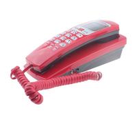 Telefono con filo montabile a parete con display chiamante, ricomposizione Ricomposizione multicolore Funzione Telefono per una gestione efficiente dell'hotel