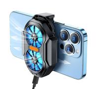 Telefono Cooler - 3,41 x 2,45 x 1,3 in Doppio Fan, High-Efficiency Smartphone Dissipation Tool, Video Music Watching Live Streaming | Adjustable Cooling Boys Girls Teens Adults