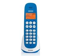 Brondi Adara Telefono DECT Blu, Bianco Identificatore di chiamata