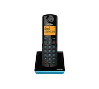 TELEFONO CORDLESS ALCATEL S280 SOLO Blu, vivavoce, rubrica 50 numeri