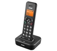 Telefono Cordless Brondi Bravo Star con Tasti Grandi e Schermo LCD - Nero
