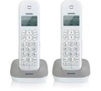 Telefono Cordless Brondi Gala Twin Bianco/Grigio