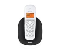 Brondi Telefono cordless DECT Manta – Identificatore di chiamata – Nero, Bianco