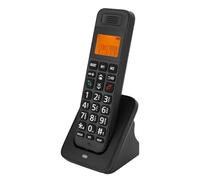 Telefono Cordless con Tasti Grandi, Vivavoce e Ricevitore a Doppio, per Anziani con Problemi di Vista e Udito Che Lavorano a Casa (Spina europea)