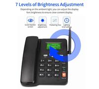 Telefono cordless da tavolo Supporto GSM 850/1800/1900MHZ Spina UE