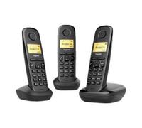 Telefono Cordless Dect Gigaset A170 Trio Nero GIGASET A170TRIO