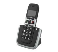 Telefono Cordless Digitale Design Nero Telefono Cordless con Display LCD