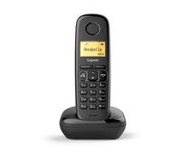 Telefono Cordless Gigaset A270 con Vivavoce e Display da 1.5 Pollici Nero