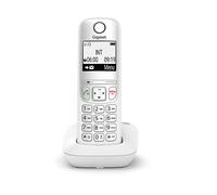 TELEFONO CORDLESS GIGASET AS490 Bianco, vivavoce, rubrica 100 numeri