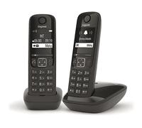 TELEFONO CORDLESS GIGASET AS690 Duo , DECT, LCD retroilluminato, vivavoce