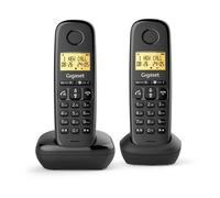 Telefono Fisso - Gigaset - Basic 100 Duo - Modalità Vivavoce - Schermo Retroillu