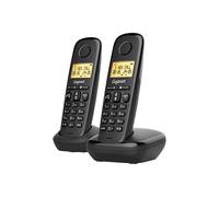 TELEFONO CORDLESS GIGASET Basic 100 DUO , DECT, LCD retroilluminato