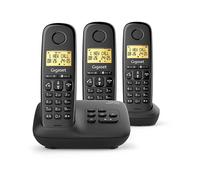 Telefono Fisso - Gigaset - Basic 100a Trio - Segreteria Telefonica - Vivavoce -