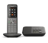 Gigaset CL660A - Telefono cordless - segreteria telefonica con display del numero del chiamante - DECTGAP - nero, antracite