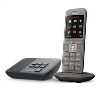 Gigaset CL660A - Telefono cordless - segreteria telefonica con display del numero del chiamante - DECTGAP - nero, antracite