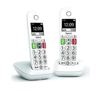 TELEFONO CORDLESS GIGASET E290 Duo , DECT, LCD retroilluminato, vivavoce