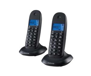 Telefono cordless Motorola C1002L Dect + 1 interno - ID chiamante - Vivavoce