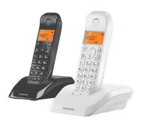 TELEFONO CORDLESS MOTOROLA S12 Duo , DECT, LCD retroilluminato