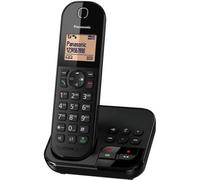 Telefono cordless Panasonic con AB KX-TGC420GB - nero