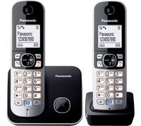 TELEFONO CORDLESS PANASONIC KX-TG6812JTB TWIN/DUO 120 CONTATTI VIVAVOCE