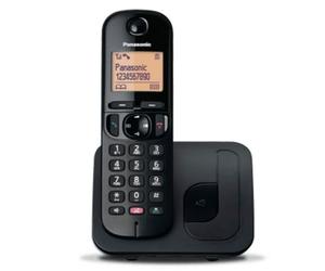 Telefono cordless Panasonic KX-TGC250SPW Nero