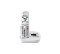 PANASONIC KX-TGU430EXW (BIANCO) - TELEFONO CORDLESS SINGOLO - SEGRETERIA - VIVAVOCE - TASTI GRANDI