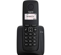 Telefono Cordless Siemens GIGASET A116 fino 50 Mt int 300Mt est Nero