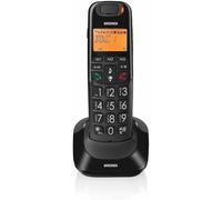 TELEFONO CORDLESS TASTI GRANDI mod. BRAVO Bright Nero BRONDI
