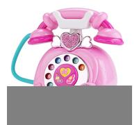 Telefono da gioco di ruolo - Giocattoli a disco fisso a rete fissa, storie musicali e tasti vocali, materiale ABS sicuro per lo sviluppo di abilità sociali cognitive | --Mä